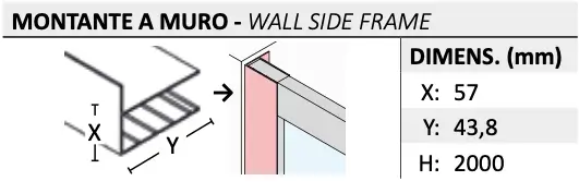 Box Doccia Semicircolare 80x80 Scorrevole H200 Trasparente Oxi Slide