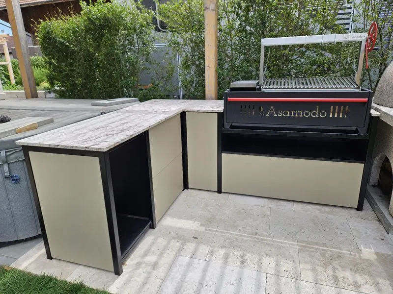 Brasa-Modul - Barbecue carbone per la cucina da esterno