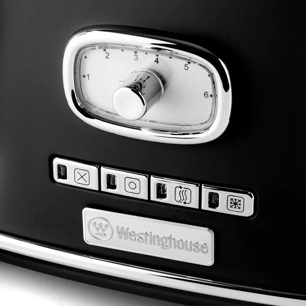 Westinghouse Tostapane retrò - 4 fette - Nero