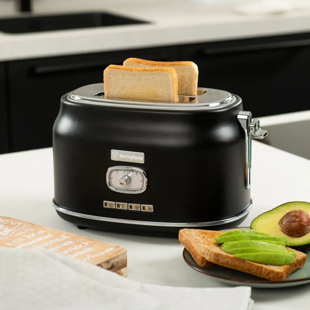 Westinghouse Tostapane retrò - 2 fette - Nero