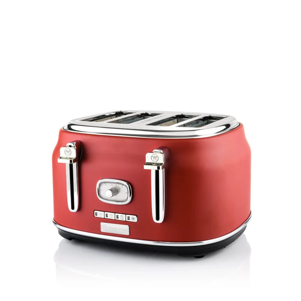Westinghouse Tostapane retrò - 4 fette - Rosso
