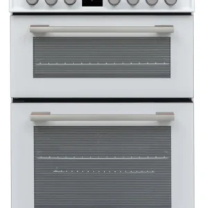 Sharp KF-66DVDD04WM1K-EN Forno Doppio Vitroceramico Libera Installazione 60x60cm, Bianco