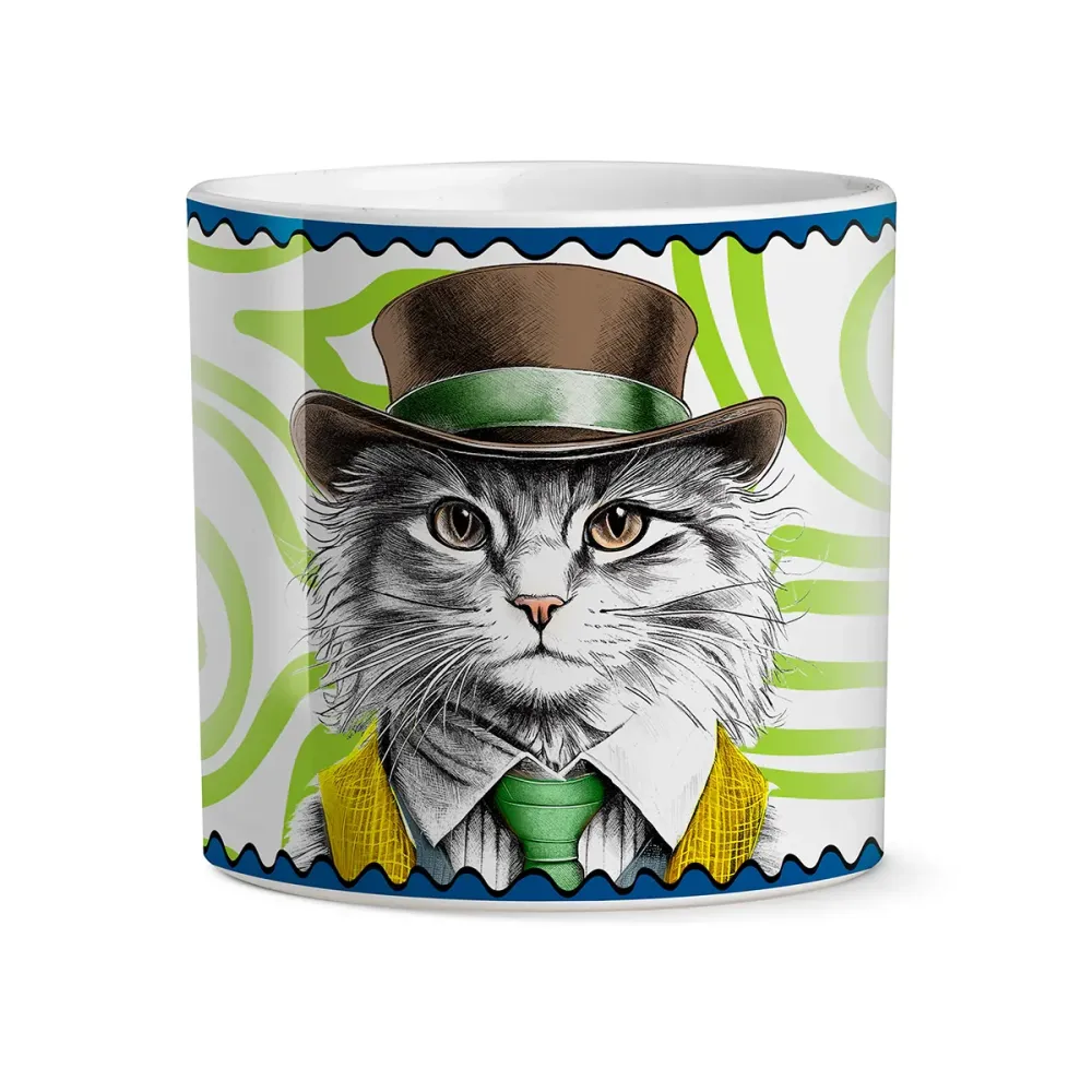Vaso 12x12 Human Essence Gatto "Independence" Egan