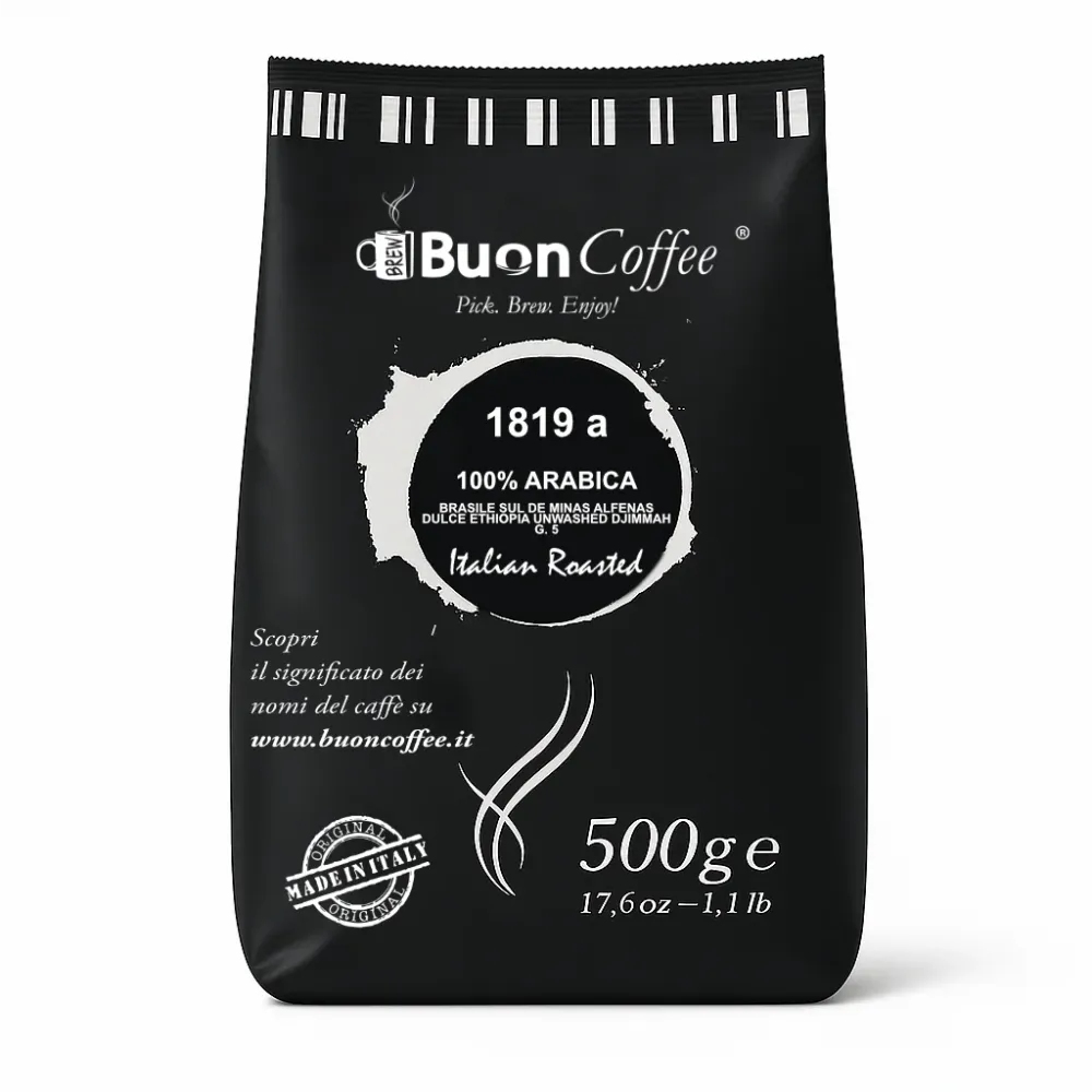 Buon Coffee - Caffè filtro americano "1819" macinato 500g