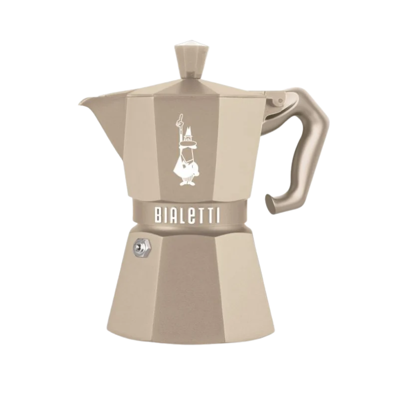Bialetti Exclusive Moka Express Induzione Crema - 3 Tazze