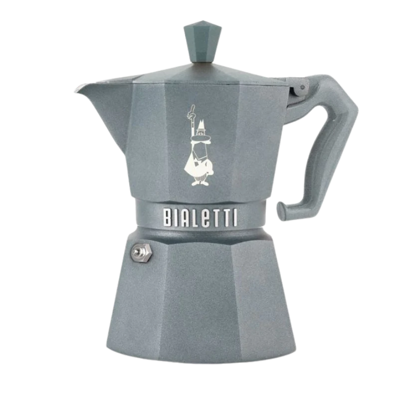 Bialetti Exclusive Moka Express induzione grigio - 6 tazze