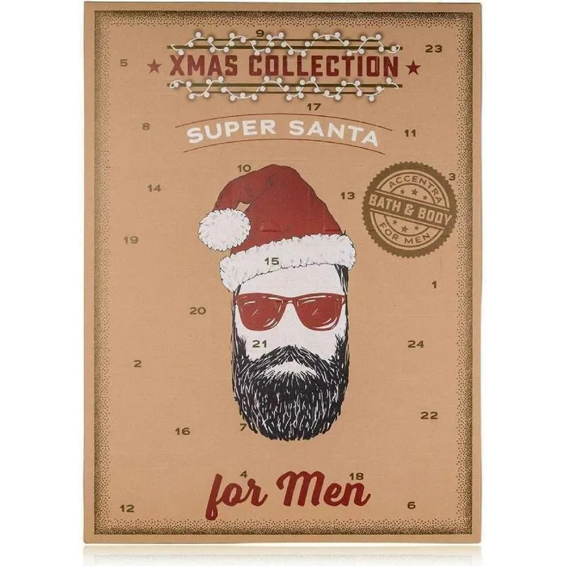 Calendario Avvento Xmas Super Santa Uomo 24 giorni