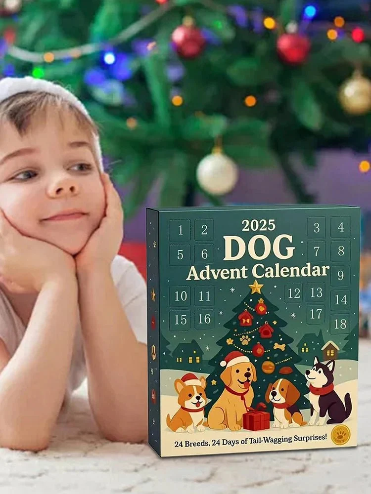 DOGMAS – Calendario dell'Avvento per cani con 24 giocattoli festivi Cozey Maison