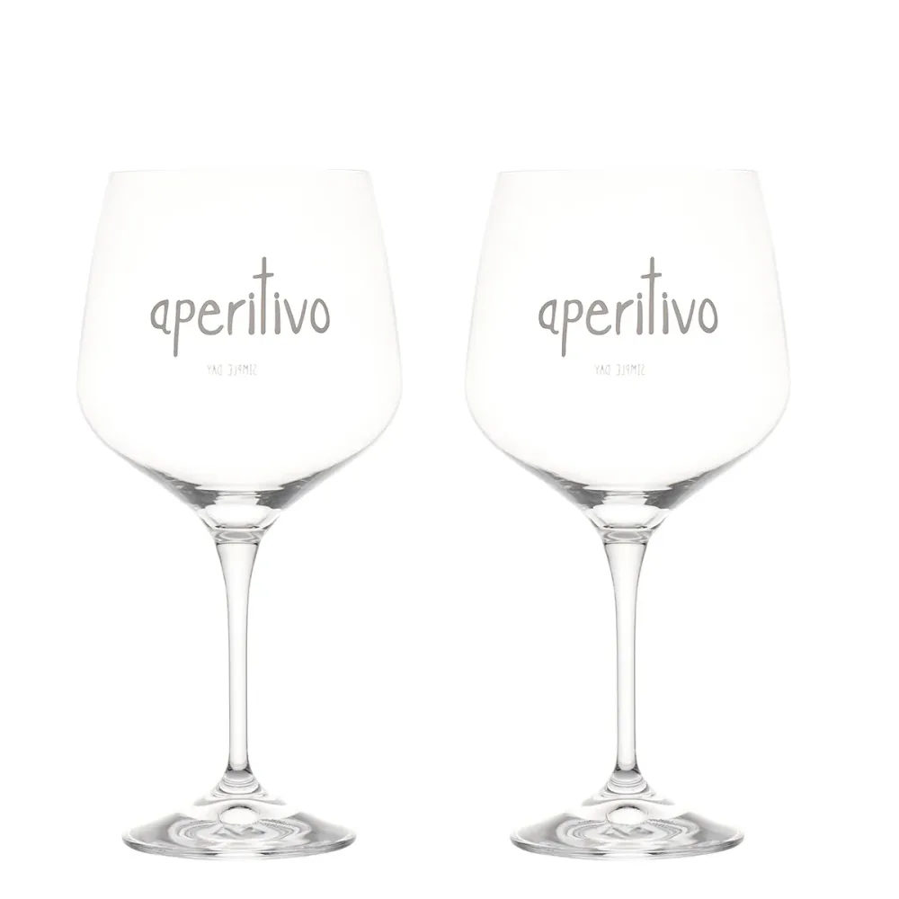 Set 2 calici cocktail Aperitivo 82cl