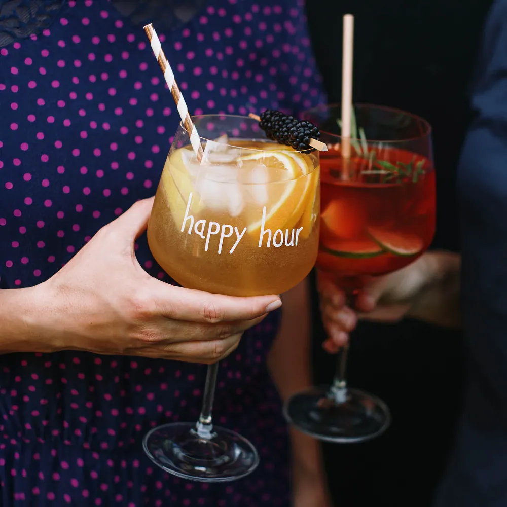 Set 2 calici cocktail Happy Hour 82cl