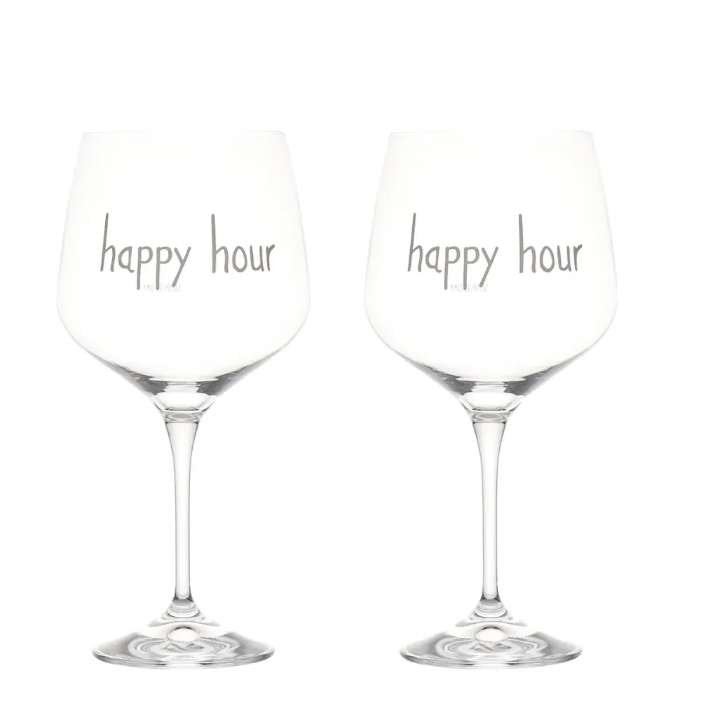 Set 2 calici cocktail Happy Hour 82cl