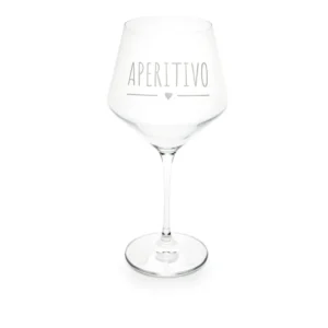 CALICE VETRO - APERITIVO - NUVOLE DI STOFFA