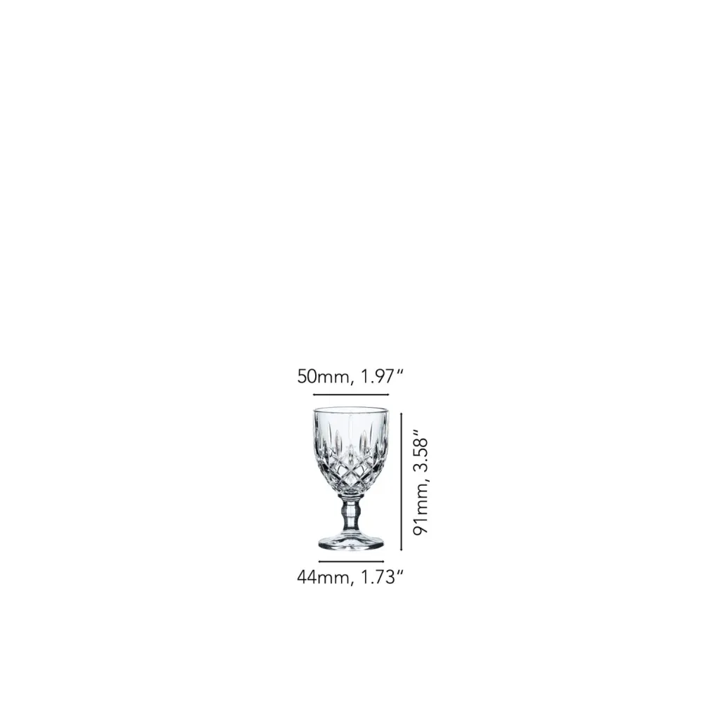 NACHTMANN Noblesse Bicchiere da Liquore Shot Set 4 Pezzi 57ml Cristallo