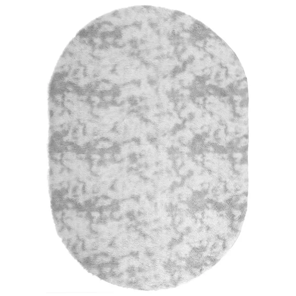 Tappeto Shaggy Pelo Lungo NAVARRA Grigio Argento 300x200 cm