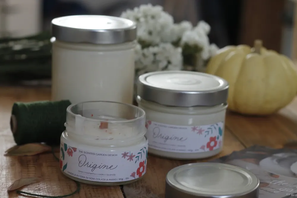 Origine - Candela alle erbe aromatiche 90 gr Scented Garden