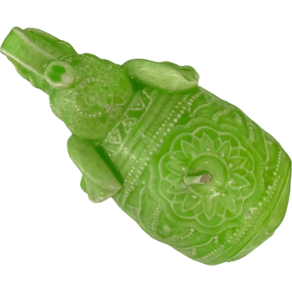 Mario Luca Giusti Small Elephant Candle Green
