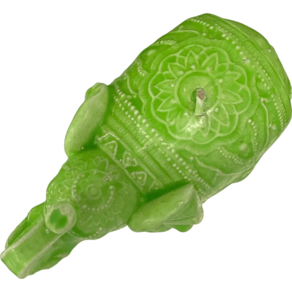 Mario Luca Giusti Small Elephant Candle Green