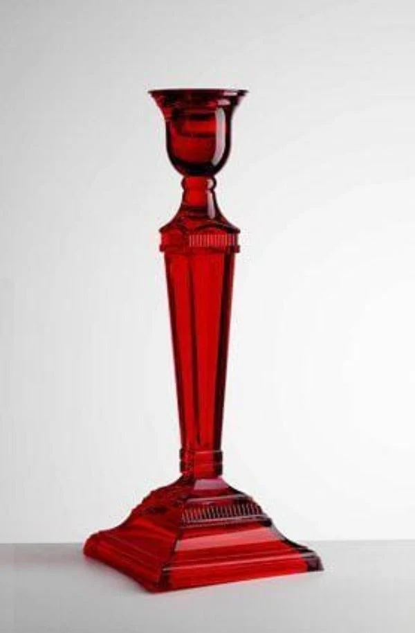 Mario Luca Giusti Napoleone Candlesticks Holder Red