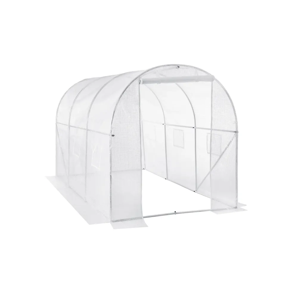 Antiruggine Premium Serra da Giardino Polytunnel Capanno per Grandi Piante