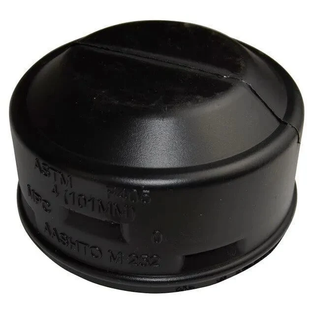 NDS - 4C06 - 4" Corrugated End Cap Trattato Pressione