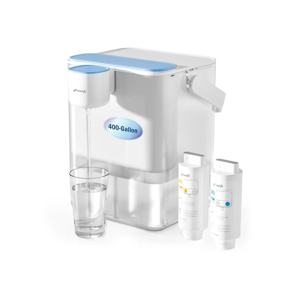 Frizzlife Dispenser di acqua filtrata da banco 8 stadi, modello MD40
