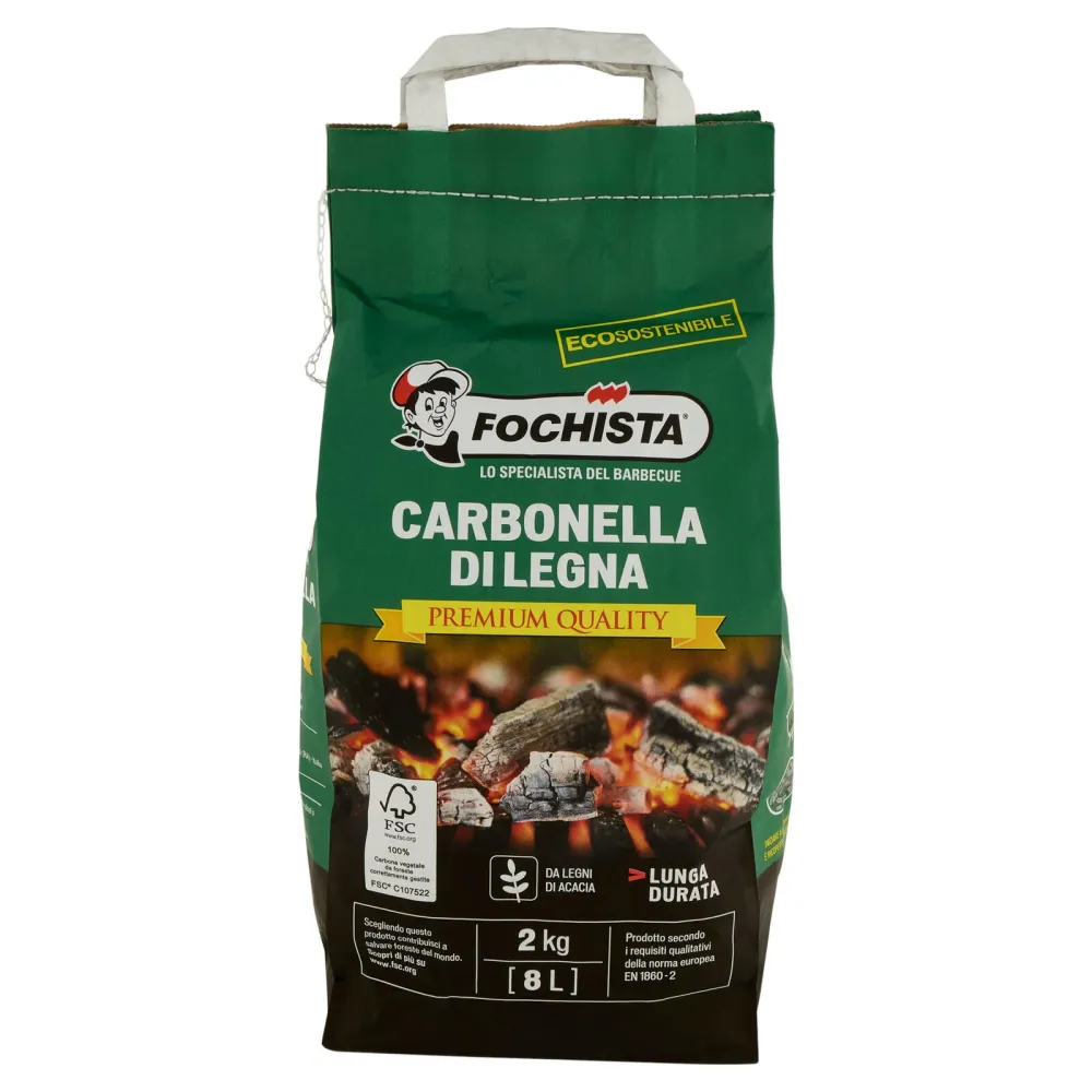 Fochista Carbonella di Legna Premium Quality 2 kg