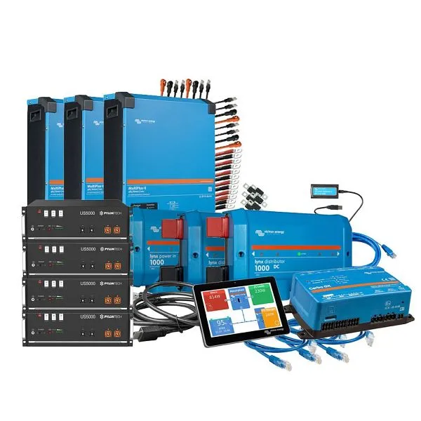Alta Efficienza Kit backup Offgridtec trifase 192 kWh con batteria Pylontech US5000 Victron MultiPlus-II 48/8000 4-01-0158...