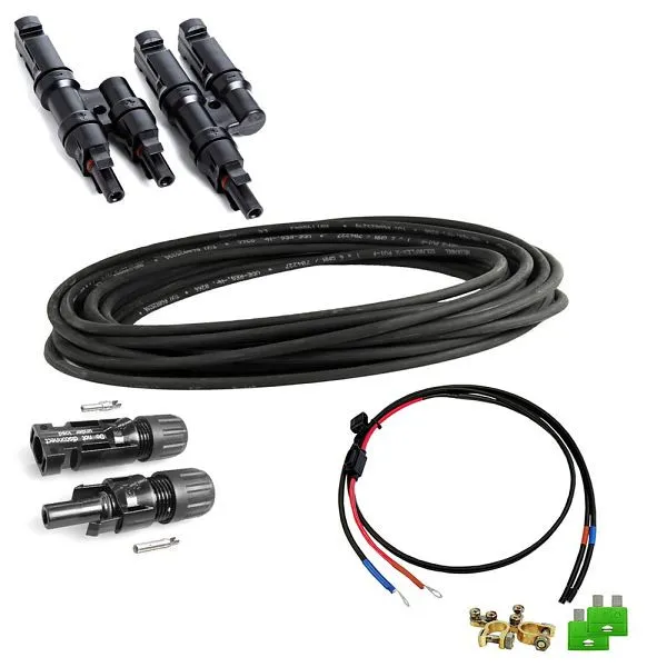 Alta Efficienza Offgridtec Solar-Connection Kit 3 - Cavo batteria cavo solare connettore MC4 prese Y 0005-10003