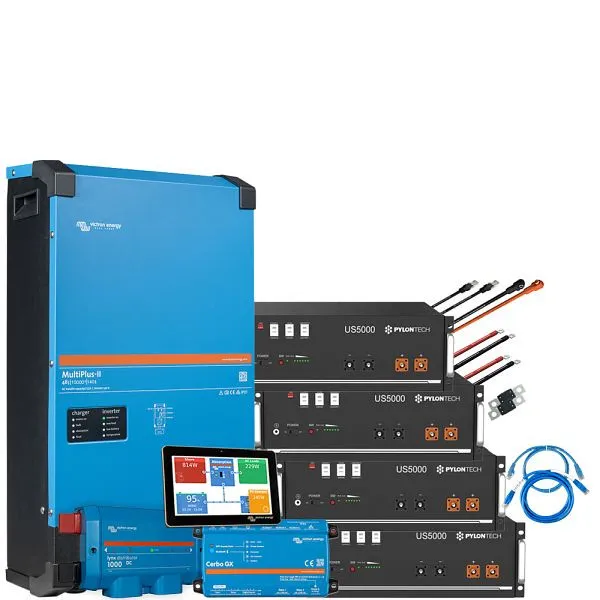 Kit backup Offgridtec Batteria Pylontech LiFePO4 192 kWh - Victron MultiPlus II 48/10000 inverter monofase 4-01-014590-001