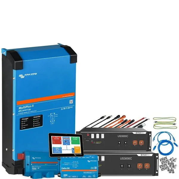 Kit backup Offgridtec batteria Pylontech LiFePO4 7kWh - inverter Victron MultiPlus II 48/5000 monofase 4-01-013725-001