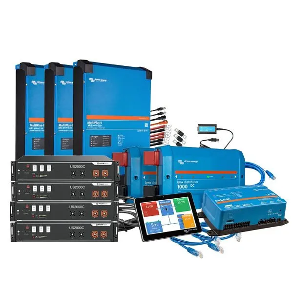 Kit backup Offgridtec trifase 96kWh con batteria Pylontech US2000C Victron MultiPlus II 48/3000 4-01-015800-002 con Suppor...