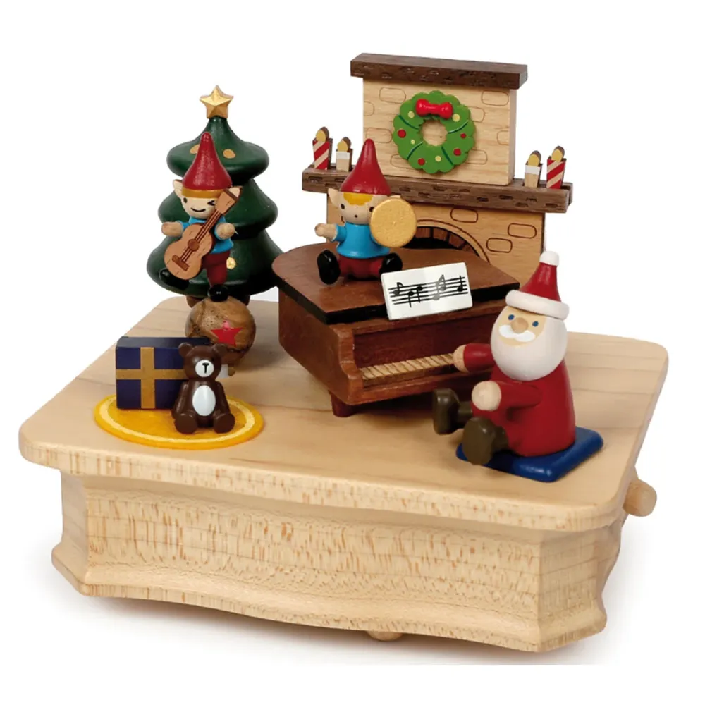 WOODERFUL LIFE - Carillon Legno Artigianale Santa Pianista - MC71187