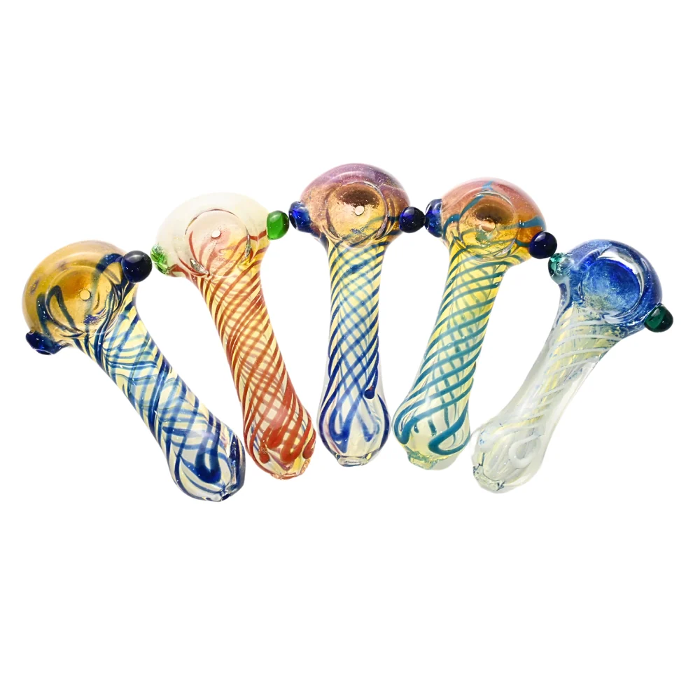 Cartel 3.5" Dusty Bubble Bead Hand Pipe per Orti e Aiuole