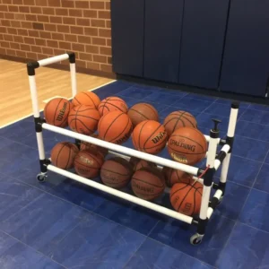 Power Dribble Ball Cart Legno di Recupero Trattato 10