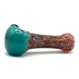 Premium | Resistente alle Intemperie 4" Cartel Amber Burn Spoon Pipe