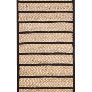 Tappeto nero/beige 80 x 150 cm KARADONA