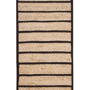 Tappeto nero/beige 80 x 150 cm KARADONA