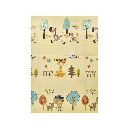 Tappeto Portagiochi double face Trendy Zebra