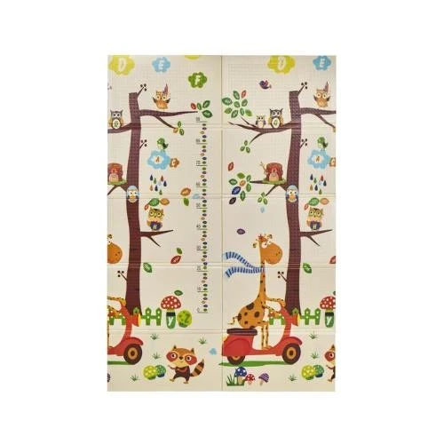 Tappeto Portagiochi double face Trendy Zebra