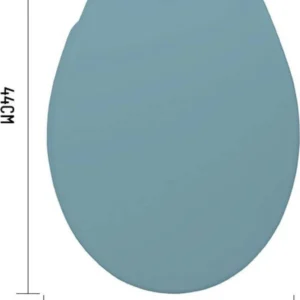 Copriwater Universale Plastica Super Resistente 44x36cm Colore Azzurro 59104