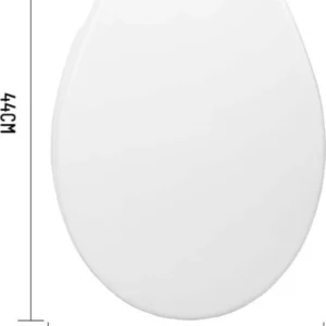 Copriwater Universale Plastica Super Resistente 44x36cm Colore Bianco 59014