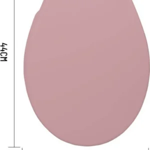 Copriwater Universale Plastica Super Resistente 44x36cm Colore Rosa 59194