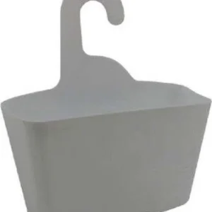 Cestino Portaoggetti Appendere Organizer Rettangolare Impermeabile Grigio 69826