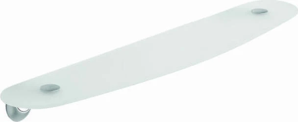 METAFORM - MENSOLA 56CM STILE SATIN OTTONE E VETRO