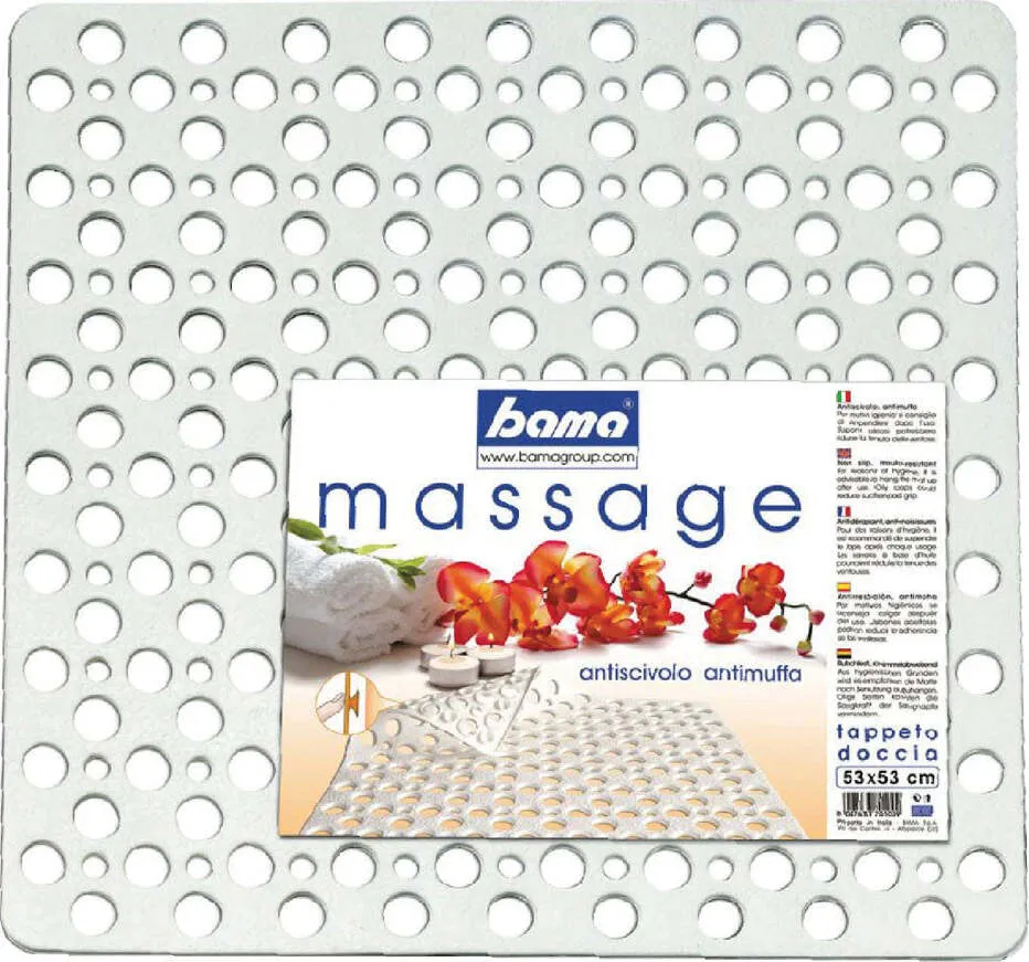 TAPPETO ANTISCIVOLO per vasca cm 74 x 36 Bama