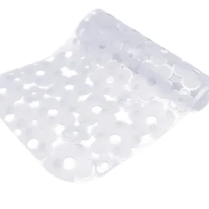 Tappeto Antiscivolo Per Vasca Mod. Margherita Cm 72 X 36- Cristallo- Dh- Pezzi 1