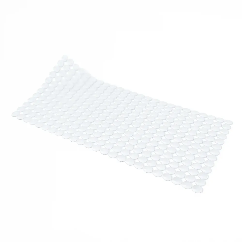 Tappeto Antiscivolo Per Vasca Mod. Rondo' Cm 72X36- Cristallo- Dh- Pezzi 1