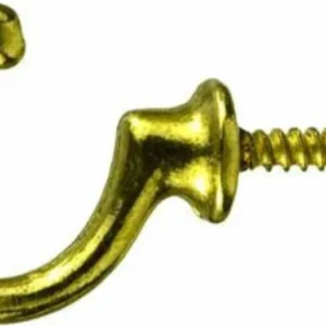 2 PEZZI - GANCI PER TENDAGGI 45MM - OTTONE