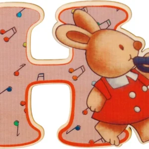Lettera legno H Dida