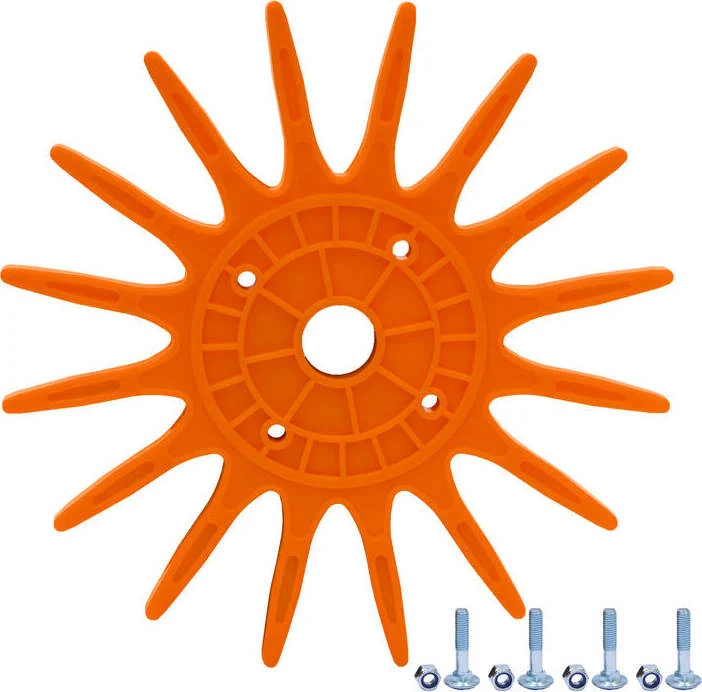 stella punte per sarchiatrice k.u.l.t. grande, arancione-morbida
